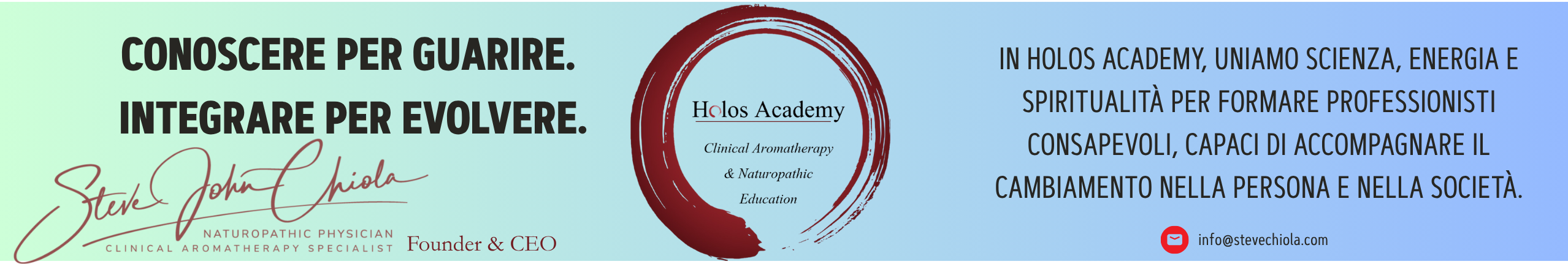 Un Academia esclusiva e all'avvanguardia nella Formazione Integrata, Complementare della Scienza Naturopatica